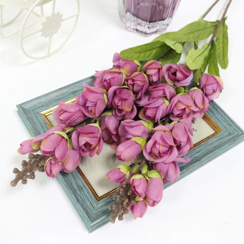JAROWN Artificial Silk Fake Flower Simulation Lily Of The Valley Wedding Party Feast Decor Flowers Home Living Room Office Decor