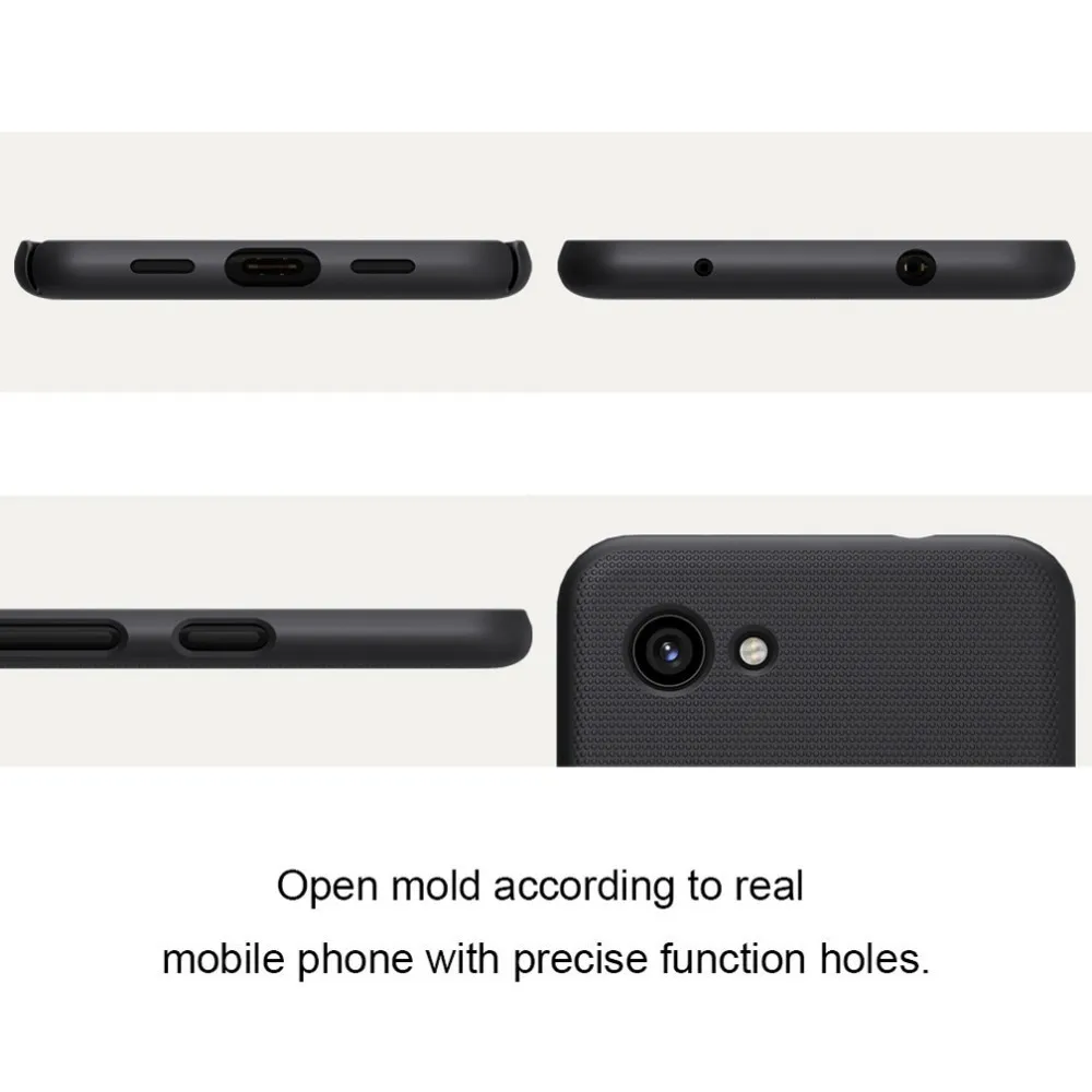 Для Google Pixel 3a XL чехол для телефона NILLKIN матовая защитная задняя крышка для Google Pixel 3a чехол с держателем для телефона