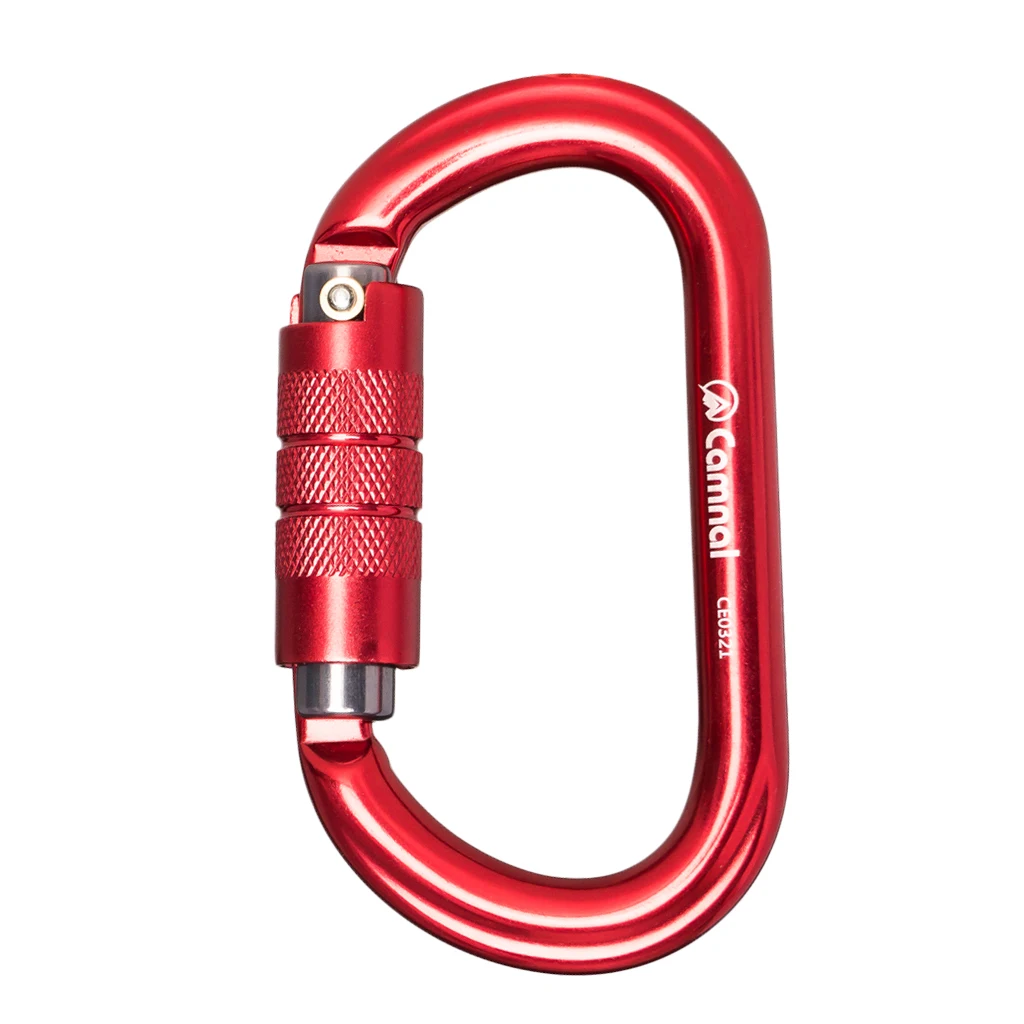 Высокопрочный дерево Arborist Karabiner 5 шт. 25KN алюминиевый карабин спасателя D типа авто замок альпинистский карабин