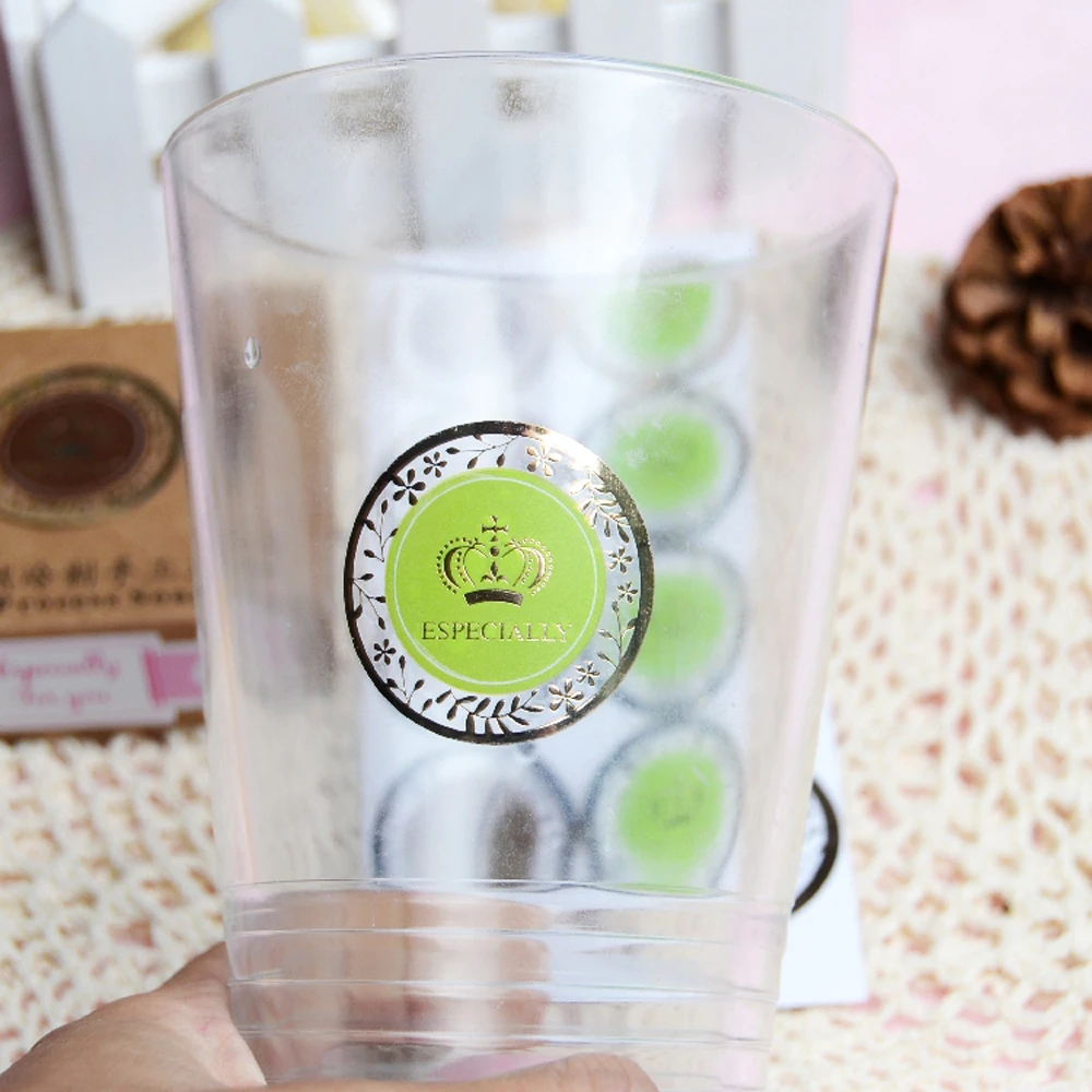 120 шт. Золотая Корона прозрачная пищевая бирка секция герметичная этикетпосылка