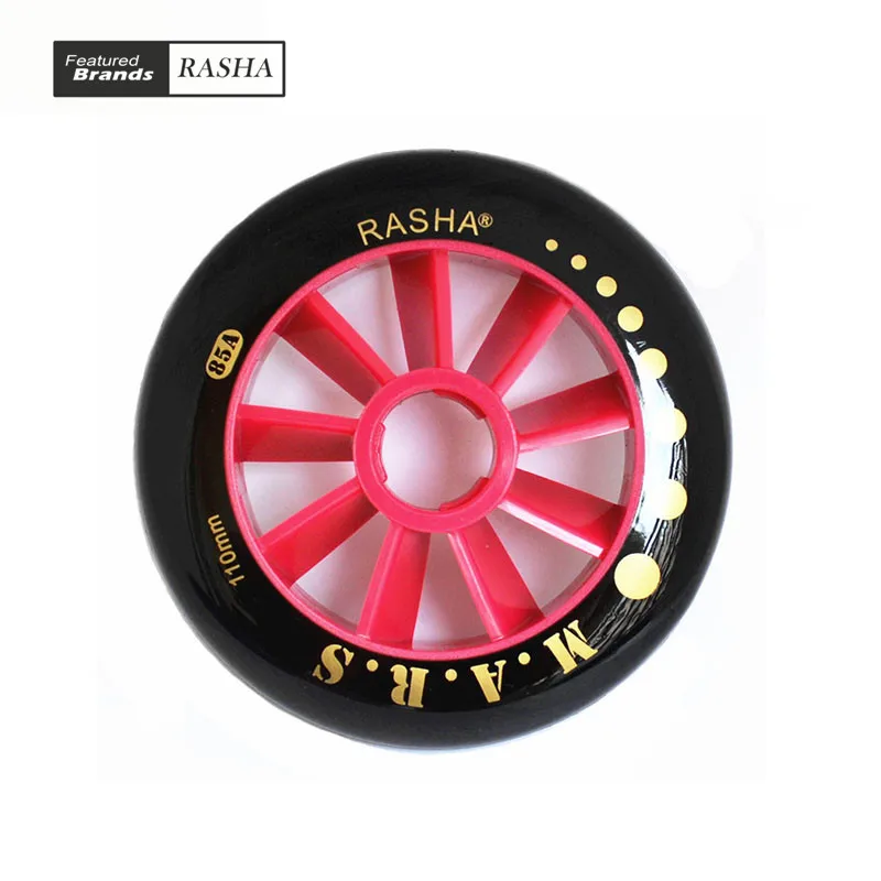 Раша встроенные скоростные колеса для роликовых коньков 110 мм суперпрочные