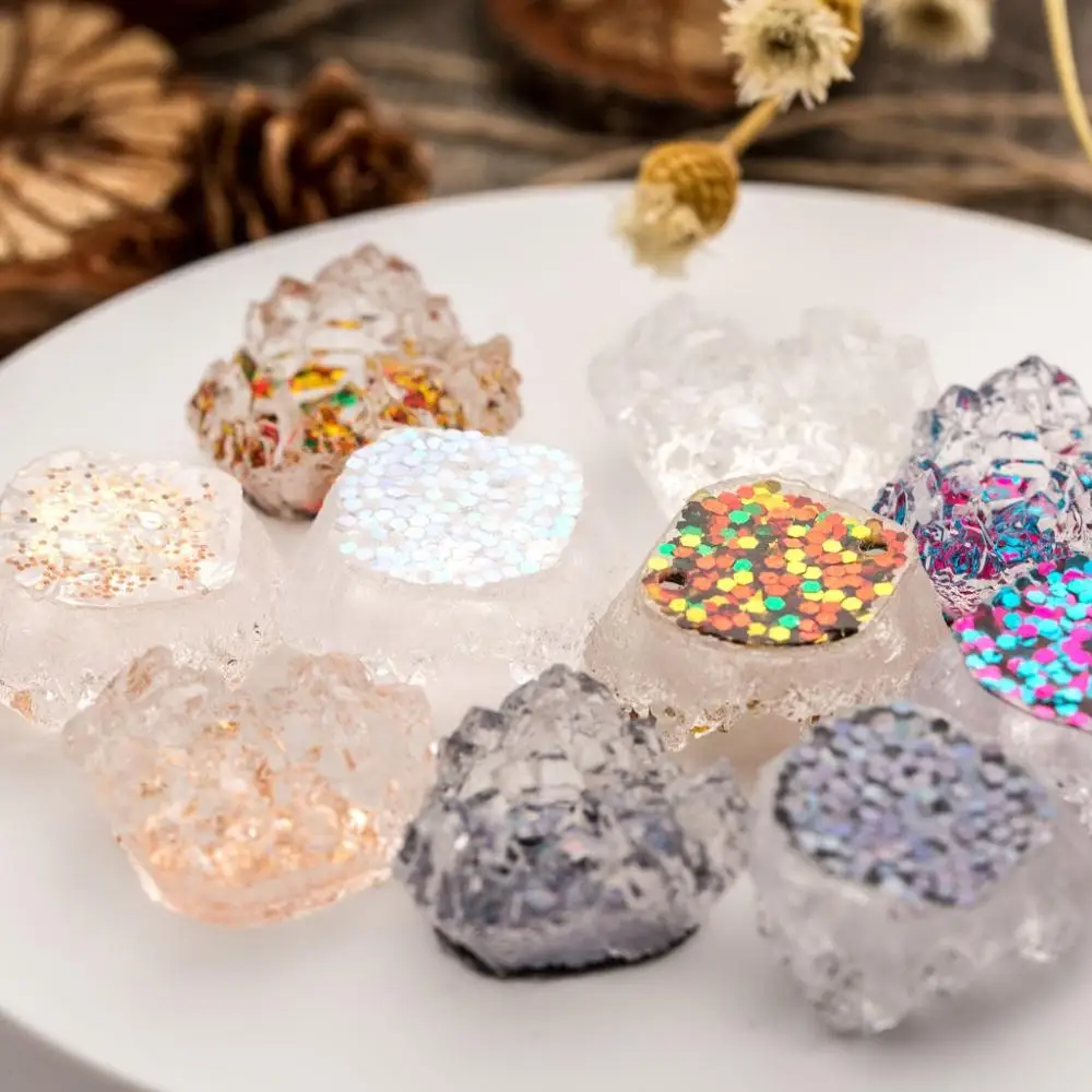 Блестящая Смола Кабошон ристоун искусственные хрустальные Кабошоны с плоской