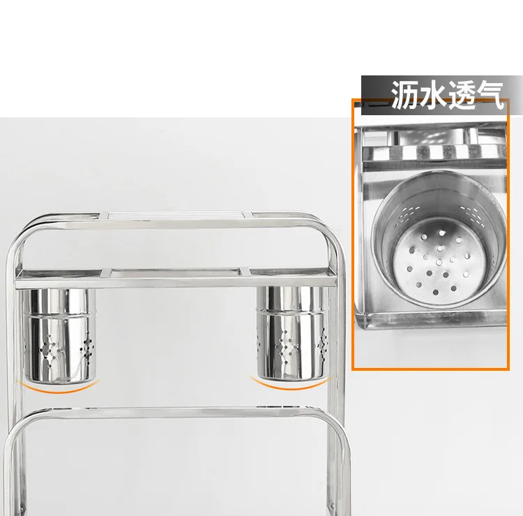

304 Stainless Steel Rack Pot Lid Pan Shelf Dish Drainer Shelves Multifunctional Organizers For Tool holder kitchen Household