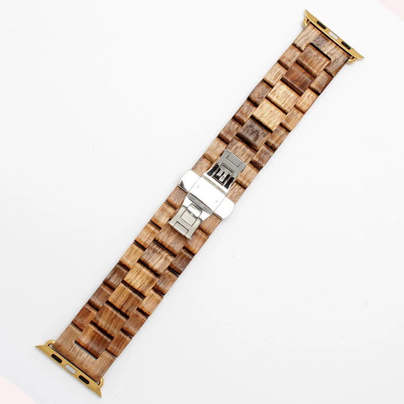 Новый деревянный браслет 22 мм 24 для iwatch band 38 42 качественные аксессуары часов |