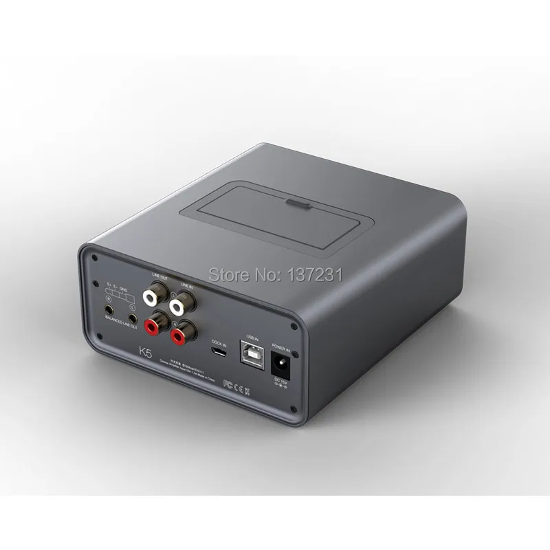 Популярный Fiio Настольный усилитель плеер k5 для x7 x5 x3 база рекомендуется бутик X3II/X5II/X7/E17K в режиме USB DAC
