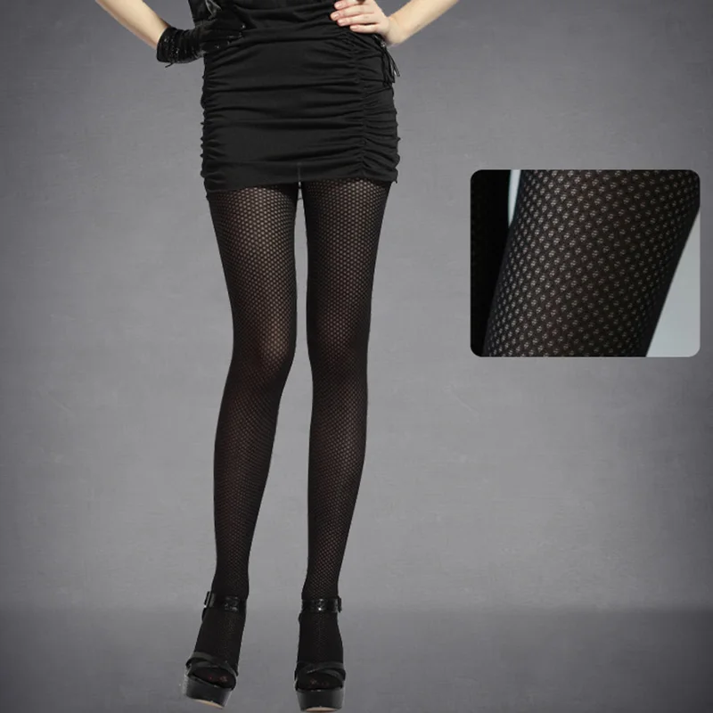W027 black CHSDCSI женские сексуальные модные блестящие сетчатые колготки в сеточку колготки женские тонкие сетчатые Полые Колготки Чулки темно-синие черные колготки - Цвет: W027 black