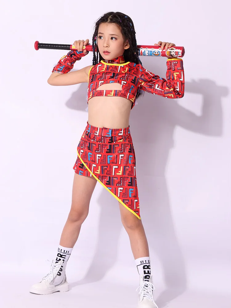 Новинка 2019 Высококачественная танцевальная одежда для девочек модная в стиле