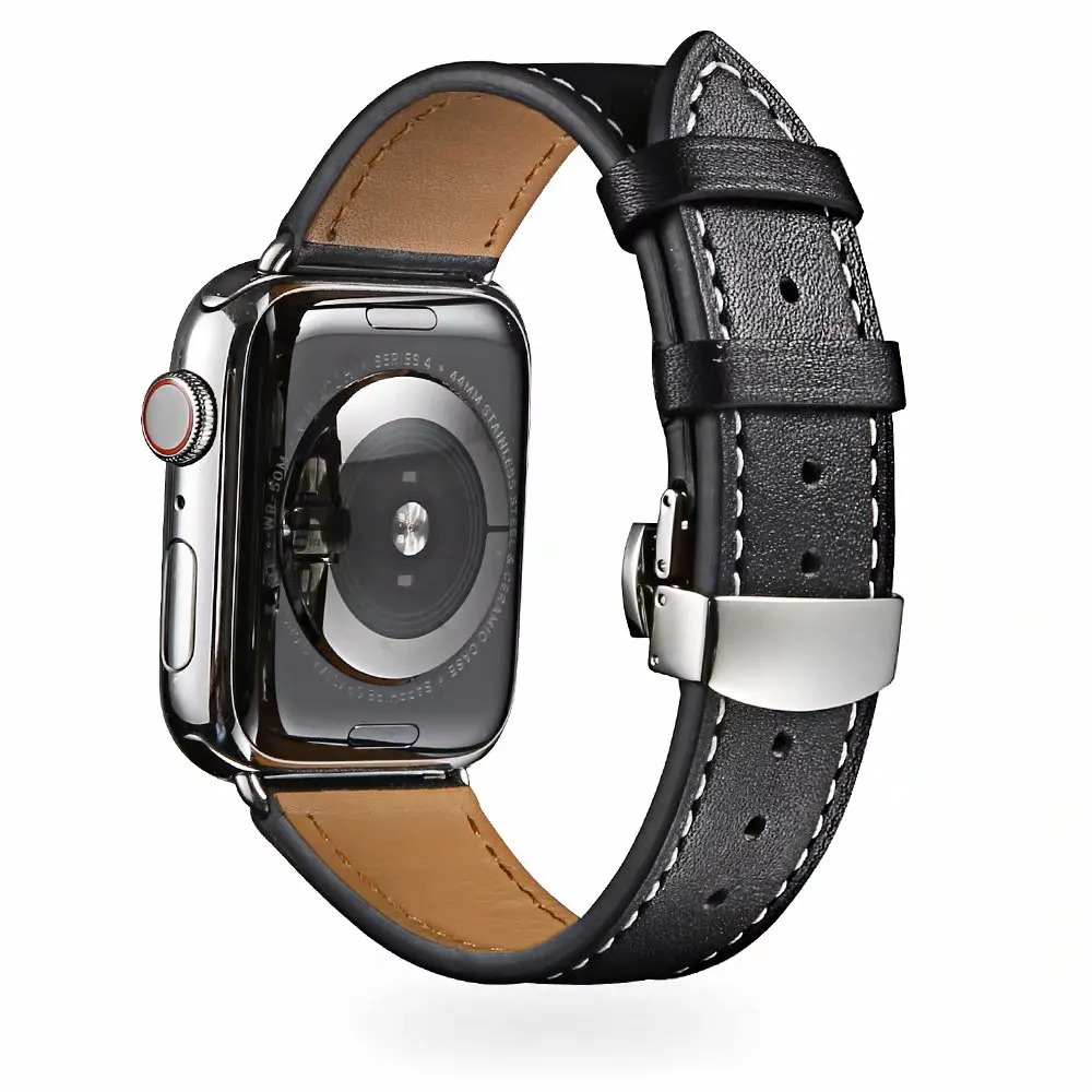 Новейшая модель; кожаный ремешок для наручных часов iWatch, ремешок для наручных часов Apple Watch, версии 5 4/3/2/1 38 мм 40 мм 42 44 мм наручные Braceletseries 5