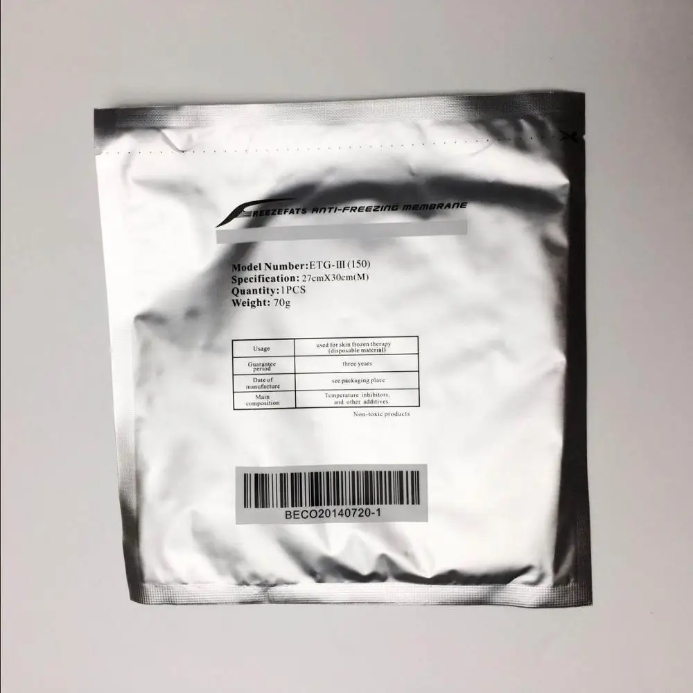 Оптовая продажа 50 шт./пакет cryolipolysis мембраны антифриза для криотерапии