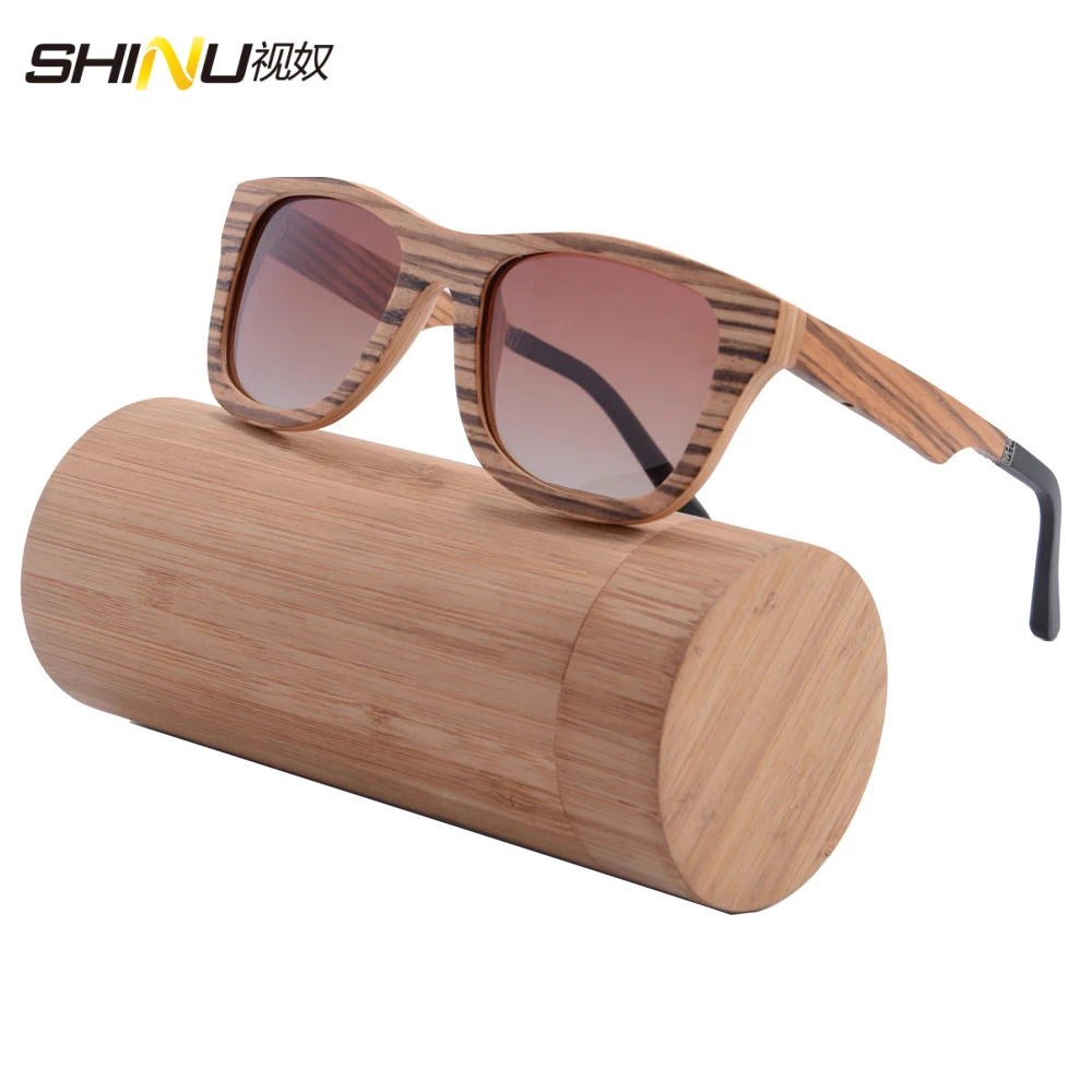 

outside zebra inside nature skateboard wooden sunglasses polarized gradient lens driving and fishing eyeglasses Oculos 68043