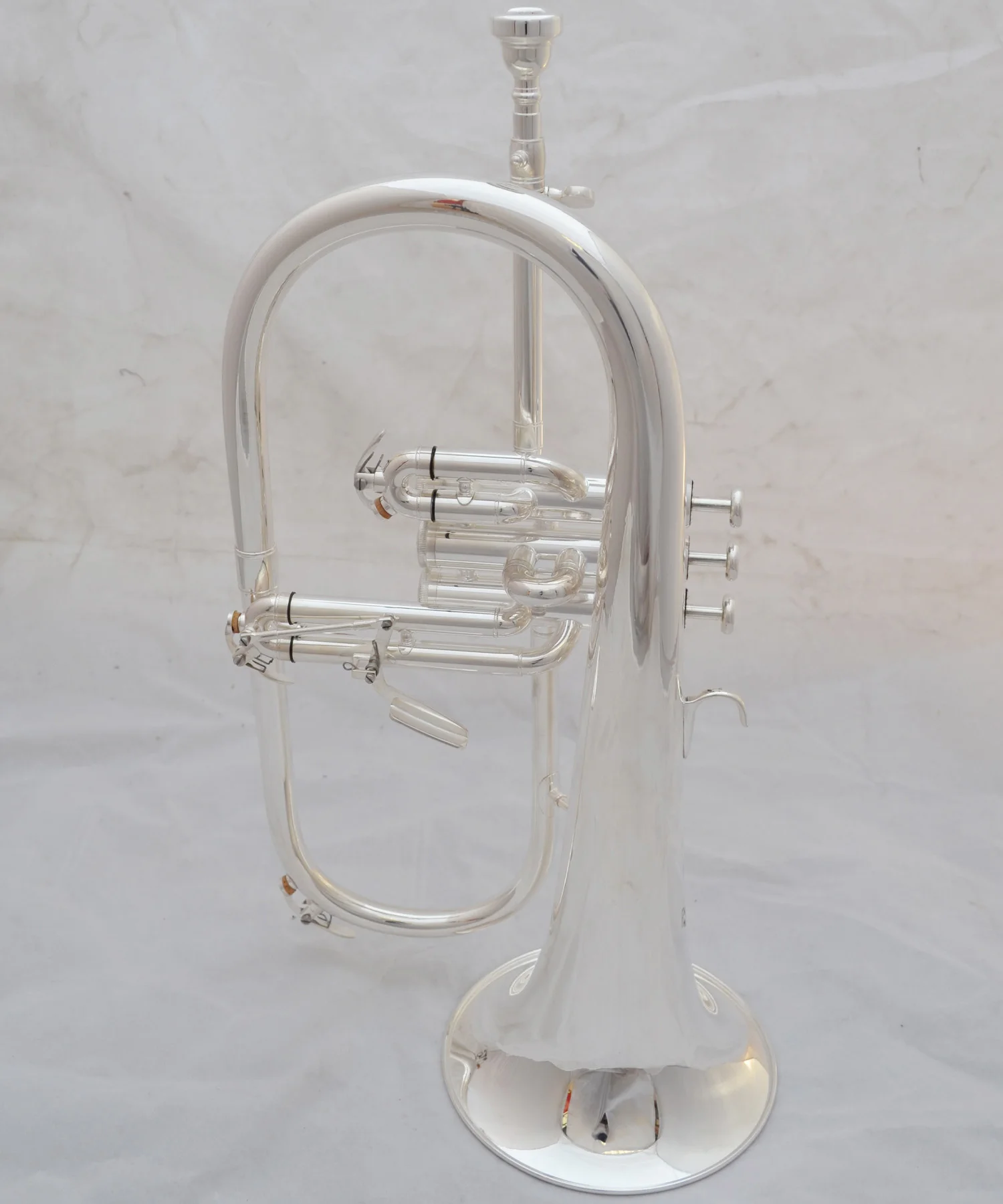 Музыка Fancier клуб Профессиональный flugelhorn BH-950S посеребренный с чехол для профессиональных flugelhorn s Bb желтый Латунный Колокольчик