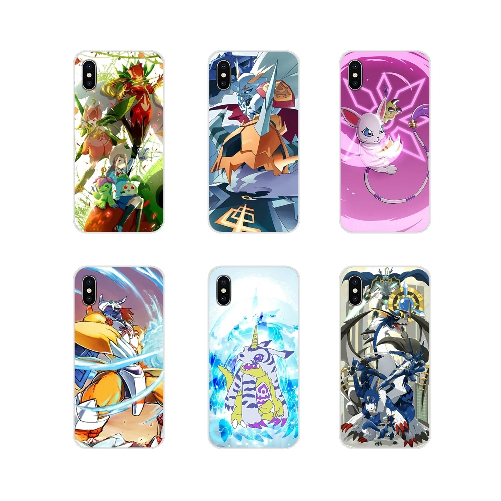 Прозрачные мягкие чехлы для Samsung Galaxy J1 J2 J3 J4 J5 J6 J7 J8 Plus 2018 Prime 2015 2016 2017 Digimon Digital