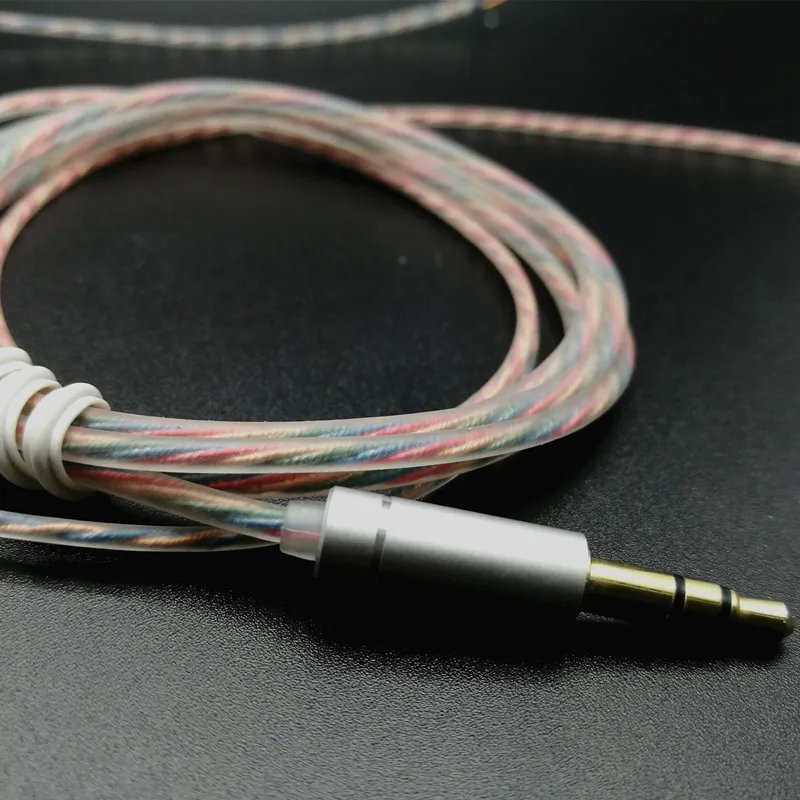 5NlC-OFC медь один хрустальные наушники супер мягкий провод лихорадка ремонт