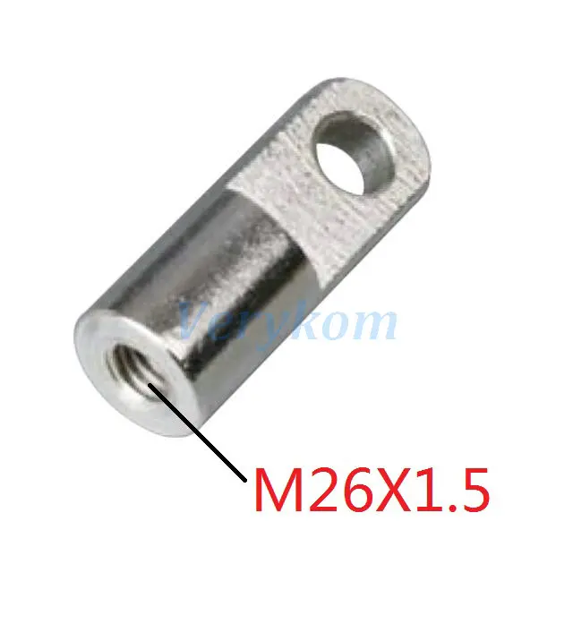 M26X150I F-M4, M5, M6, M8, M10, M12, M15, M20 I шарнир для крепления пневматического цилиндра, шток поршня, скобы F-M5X080I, F-M10X125I, M8* 1,25 - Цвет: M26X150I