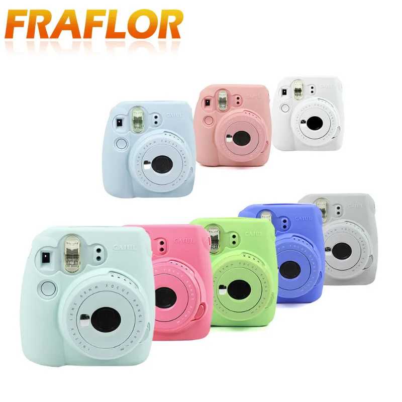Цветные Чехлы для камер подходящие Fujifilm Instax Mini 8/8 + 9 чехол хранения сумка мягкая
