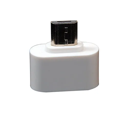 Оптовая продажа-2016 Белый адаптер OTG с Micro USB штекер на 2 0 разъем для планшета Android pad