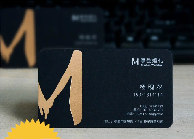 custom shape 450g Luxury black business cards top quality  silver business card printing  black card visit card 500pcs/lot