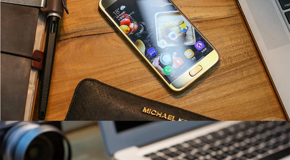Samsung Galaxy S7 четырехъядерный 5,1 дюймов 4G ram 32G rom LTE 4G 12MP камера 3000mAh 1440x2560 разблокированный мобильный телефон Android