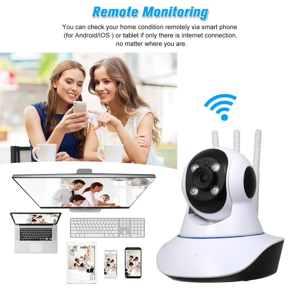 IP камера облачная с ИК подсветкой 720P для Android/iOS|Камеры видеонаблюдения| |