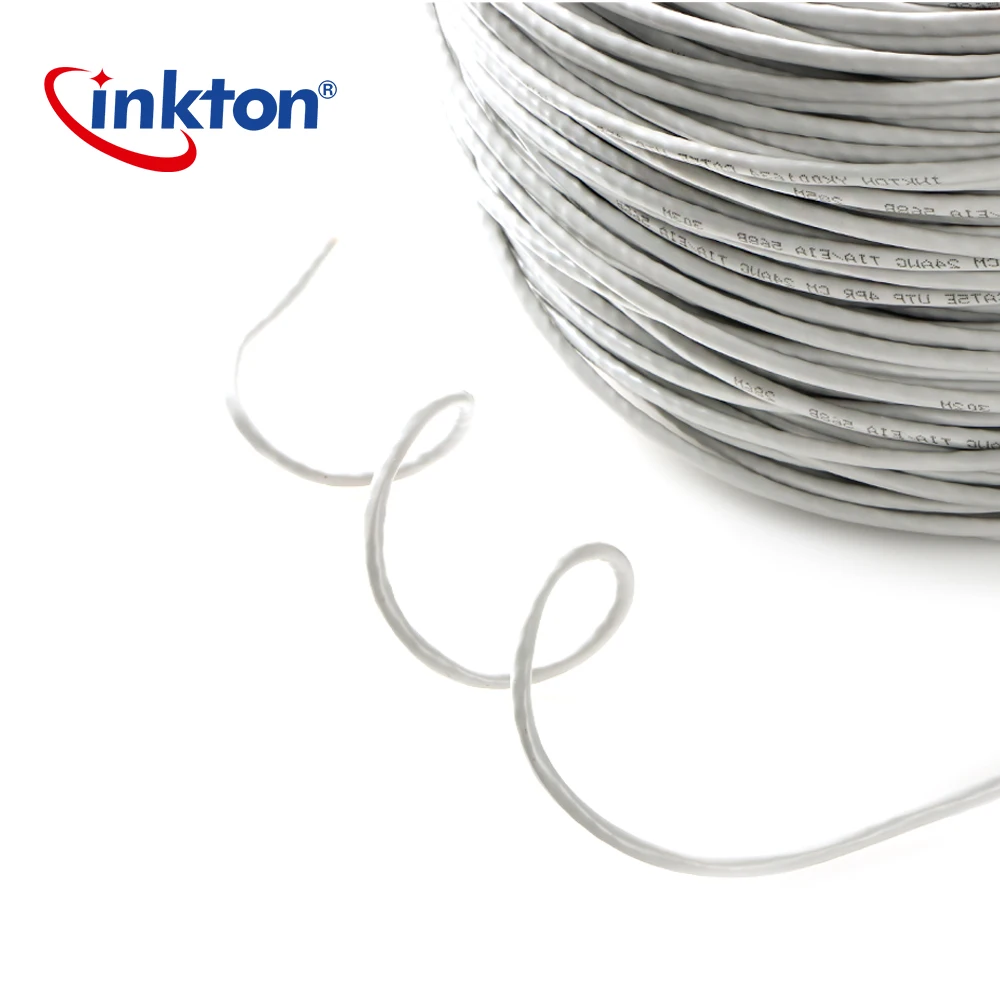 Inkton кабель Ethernet Cat5e UTP Oxyen Бесплатная Медь витая пара для домашней сети Engineering