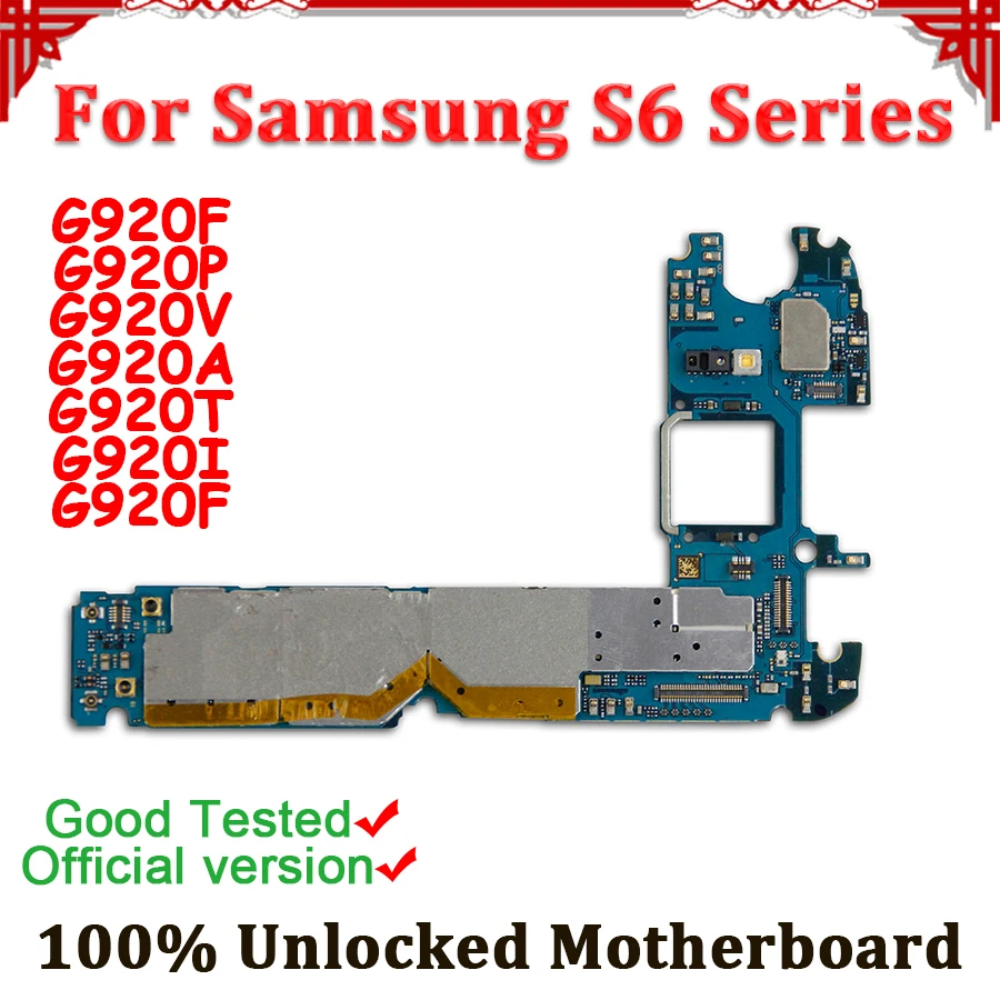 Разборная материнская плата для samsung Galaxy S6, материнская плата G920F G920P G920A G920T G920I G920V с системой Android