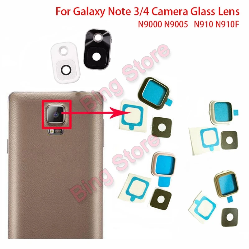 Стеклянный объектив для задней камеры Samsung Galaxy Note 3 4 N9000 N9005 N910 N910F стеклянная