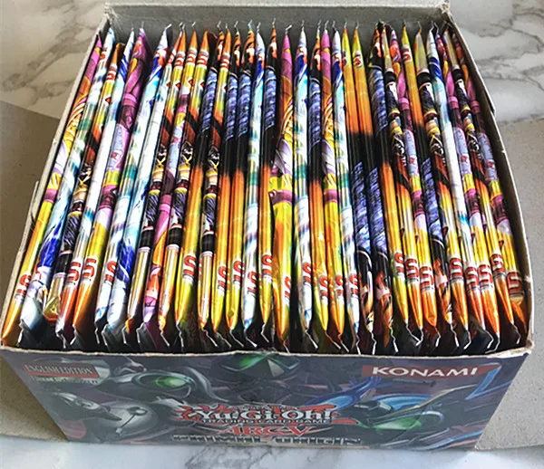 288 шт./компл. аниме Япония Yu Gi Oh игра флэш-карты коробка Yugioh король эльф игры карты мальчик девочек Yu-Gi-Oh коллекция карт для удовольствия