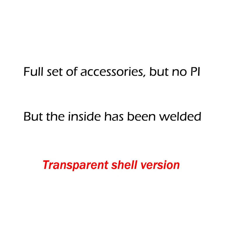 Transparent no pi Ретро пирог Raspberry Pi 2,8 дюймов Gameberry Retropie Lakka портативное игровое устройство Ретро игра батарея 4000ма - Цвет: Transparent no pi