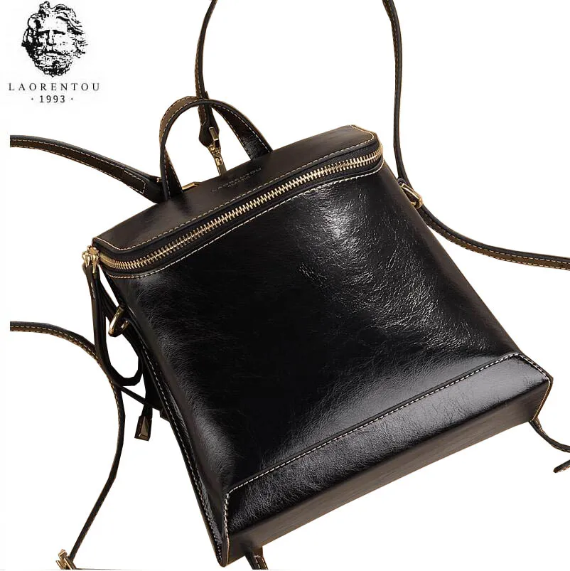 Женская сумка на плечо LAORENTOU роскошная в стиле ретро Большая вместительная для