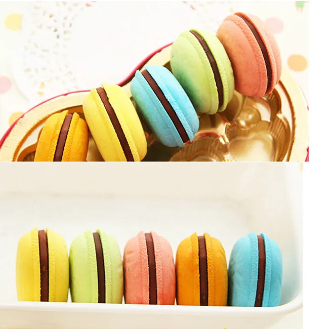 Новинка Макарон резиновый ластик креативный каваи Канцтовары школы Ластик 5 шт в