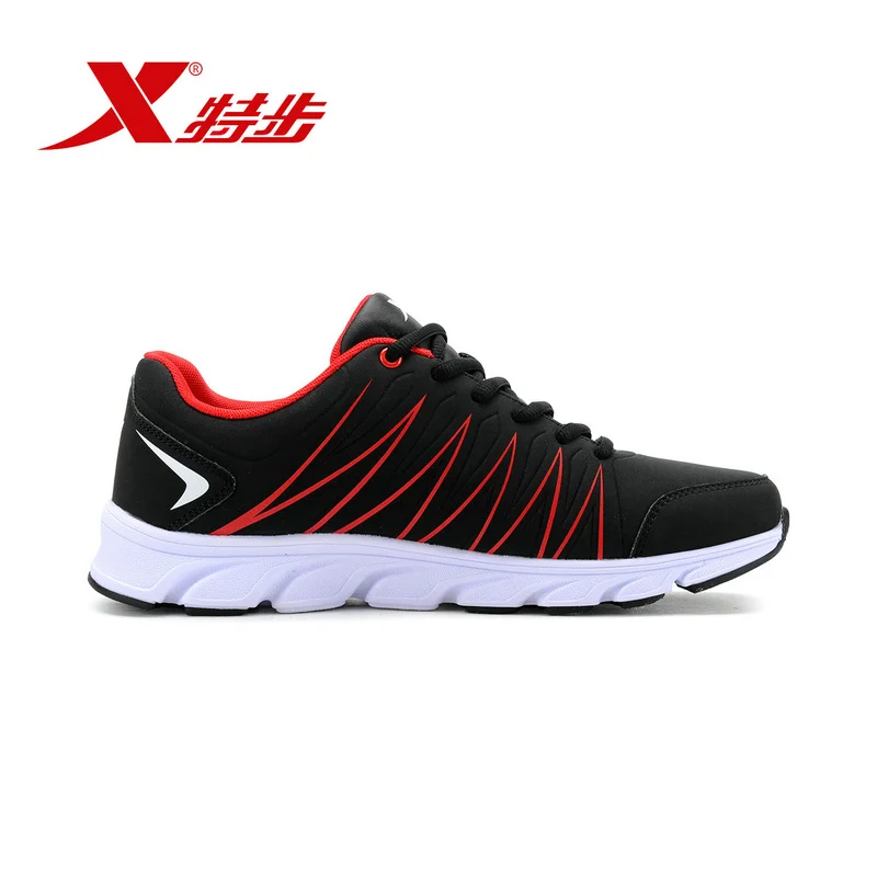 984119119517 XTEP Black Elasticity Professional Outdoor Sports Rubber Sneakers Athletic Trainers Men's Running Shoes | Спорт и