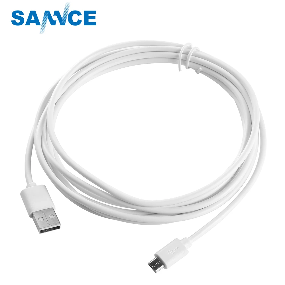 USB кабель питания SANNCE 3 метра 10 футов 5 в пост. Тока для смарт IP Wi Fi камеры Android|cable