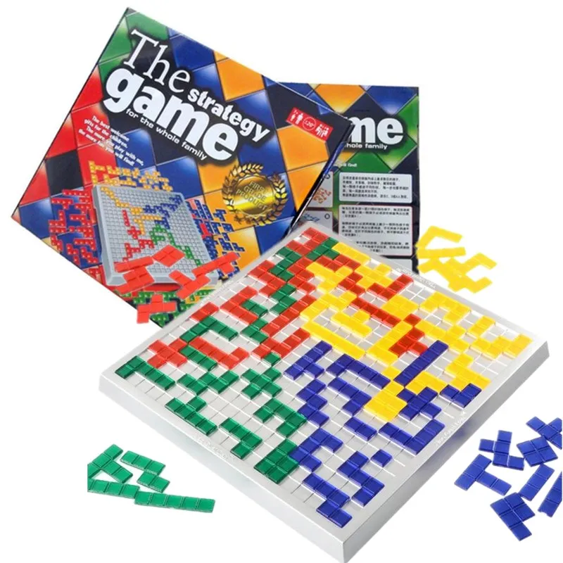 Развивающие игрушки Blokus 484 игра с квадратами легко играть для детей русская