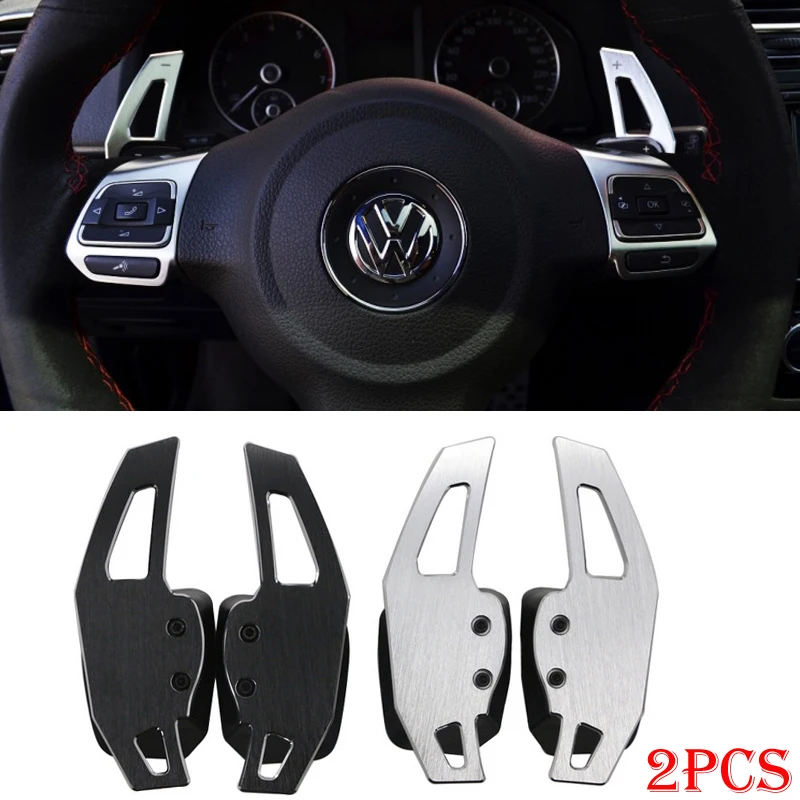 Aluninium сплав рулевое колесо сдвиг весло DSG весло расширение для VW Tiguan Golf 6 MK6 Jetta GTI R20 R36 CC Scirocco EOS
