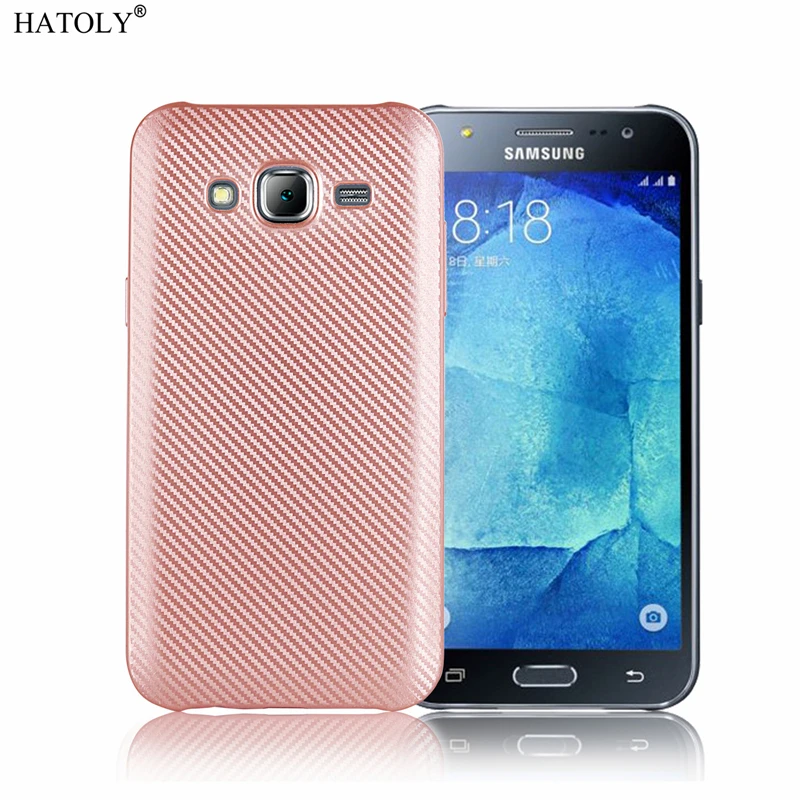 HATOLY For Fundas Samsung Galaxy J7 Neo Case J701F/DS Ultra-thin Soft TPU Carbon Fiber Back Cover for Nxt Core |