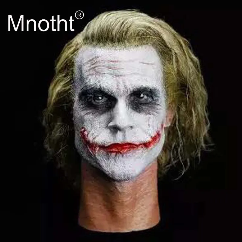 

Heath Ledger Joker Head Sculpt 1:6 Scale Male Soldier Head Carving for 12inch Action Figure Toy Collection Animation Role Mnotht