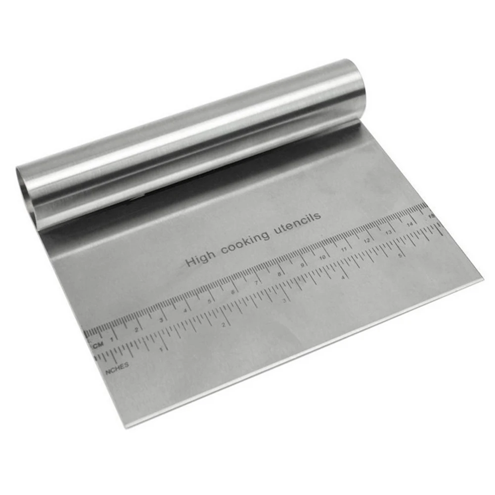 1 шт. скребок для теста для пиццы из нержавеющей стали для выпечки кондитерских изделий лопатка для украшения торта инструменты для выпечки кондитерских изделий кухонный инструмент