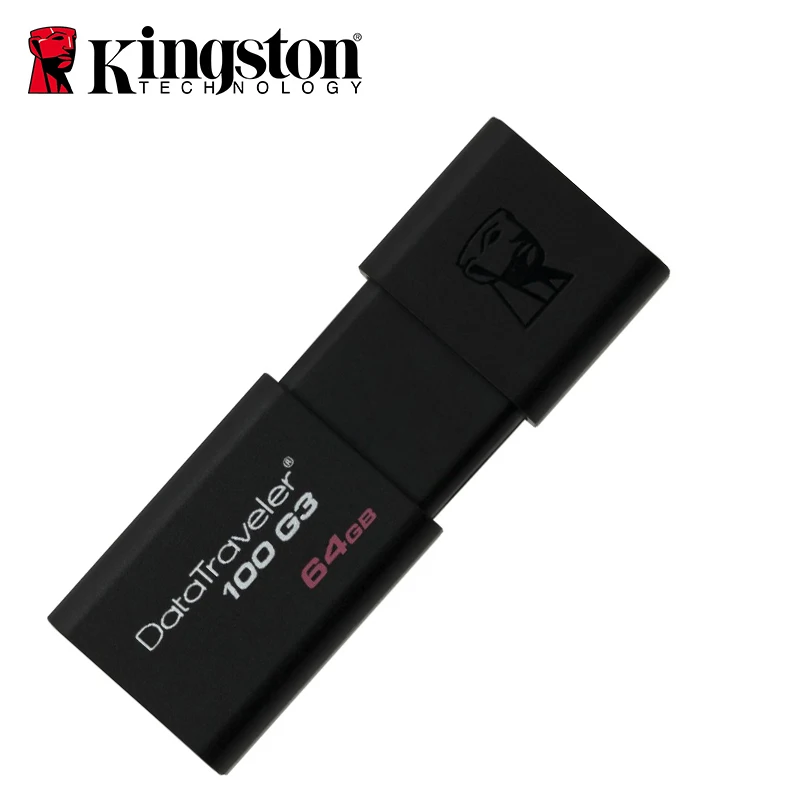 Флеш-накопитель Kingston Usb 64 ГБ usb 3 0 флешка флеш-память высокая скорость U-диск черный