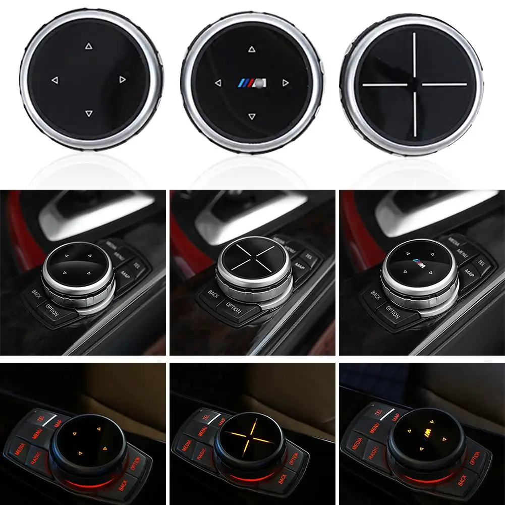 Multimedia Idrive Modification Button Cover Knob For BMW X1 / X3 X5 X6 1/ 2/ 7/ 3 /5 Series Car Accessories | Автомобили и
