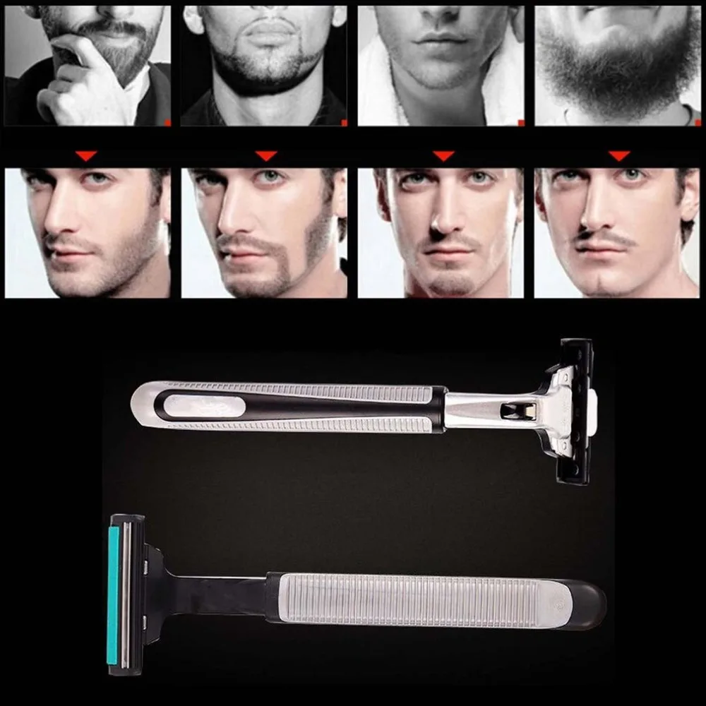 

1/30PCS 2 Layers Quality Shaving Machine Safety Razor Blades Manual Shaving Shaver Face Care Beard Hair Remover