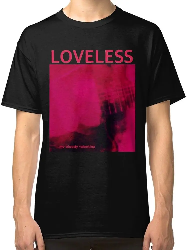 Мужская черная футболка My Bloody Valentine Loveless футболки одежда мужская летняя с