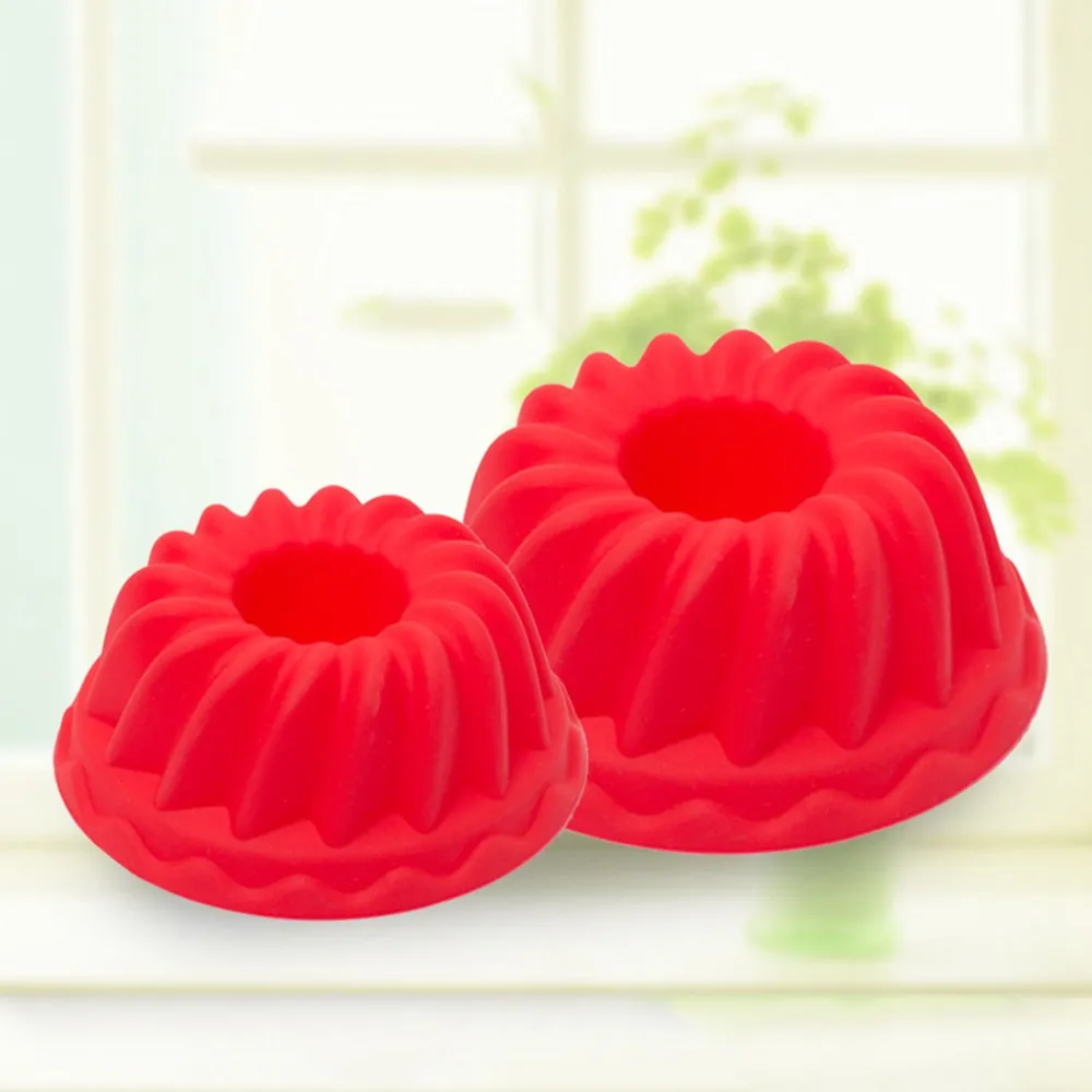 1 шт. DIY силикон спирали торта силиконовые спиральный узор Bundt Пан Кухня Формы для