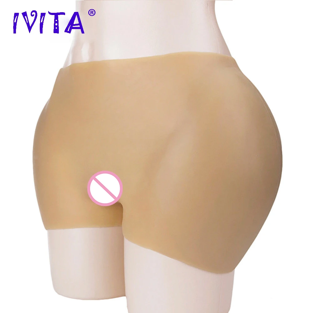 Силиконовые трусики IVITA искусственная вагина усилитель бедер Crossdresser для