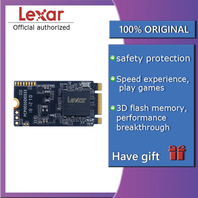 Lexar NVMe SSD M.2 2242 512GB m.2 Hard drive HDD hd ssd m2 nvme 128gb 256GB Disk For Laptop NoteBook PC NM520 PCIe | Компьютеры и офис