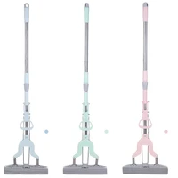 home cotton mop sponge mop twist the water mop microfibre nozzle flat rotated spray self squeezing without hand washing