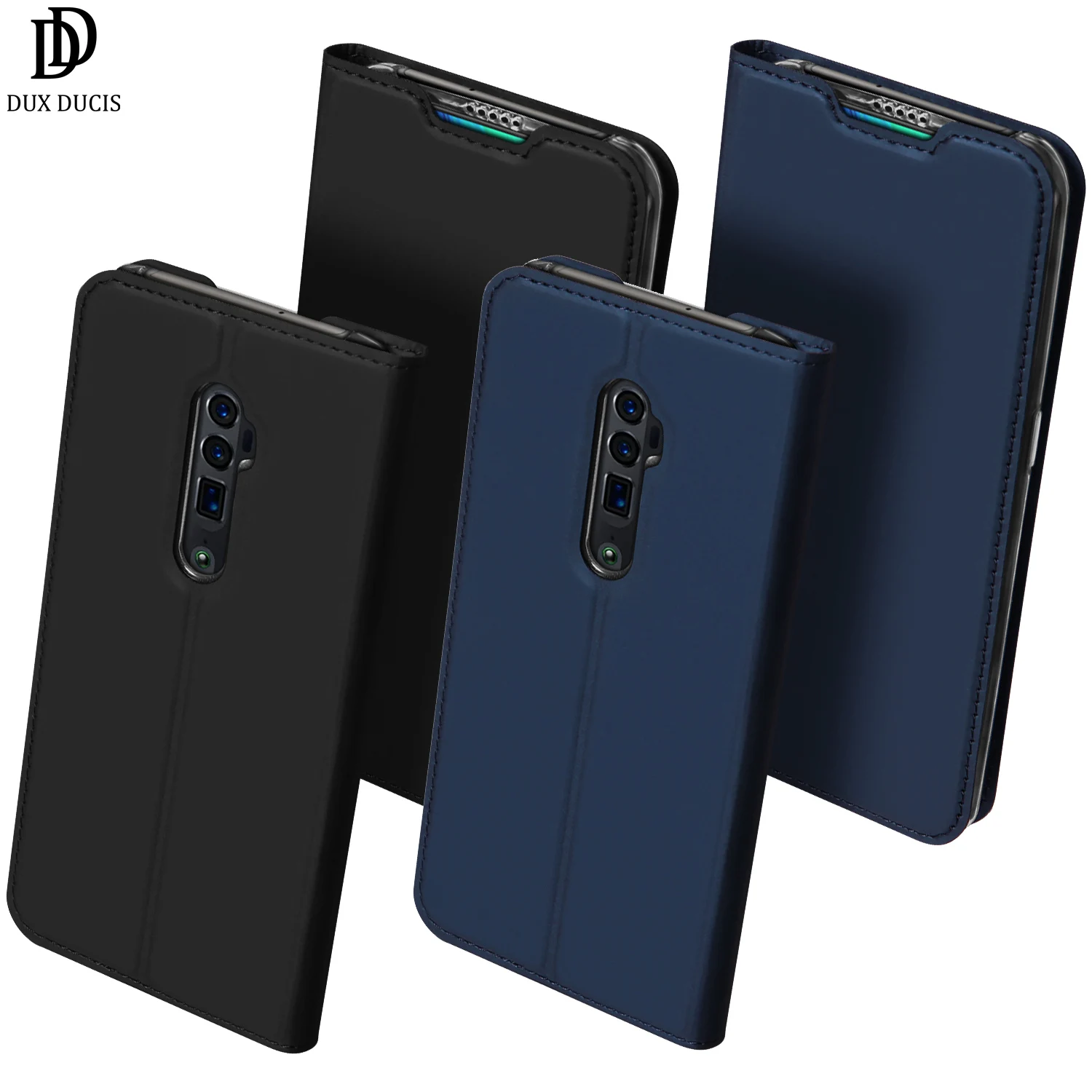 Флип чехол для OPPO Reno 5G & 10X Zoom держатель карт кошелек с подставкой из искусственной
