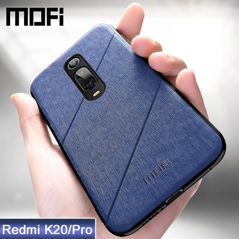 Чехол для xiaomi redmi k20 оригинальный черный противоударный чехол MOFi pro чехлы из