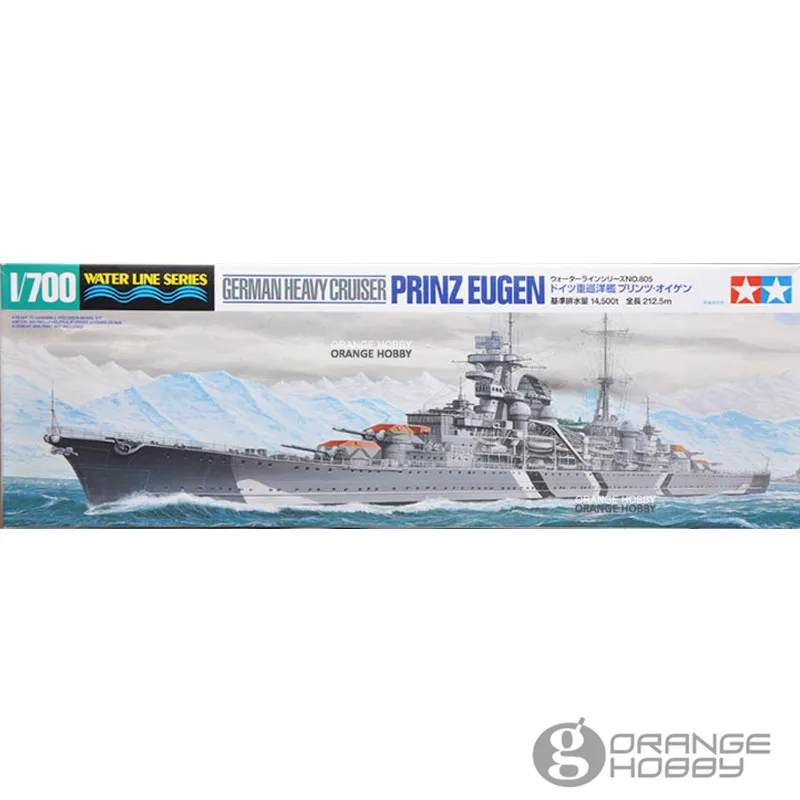 OHS tiiya 31805 1/700 немецкий Heavy Cruiser Prinz Engen Water Line Ver. Наборы для моделирования | Наборы для сборки моделей -32838886114