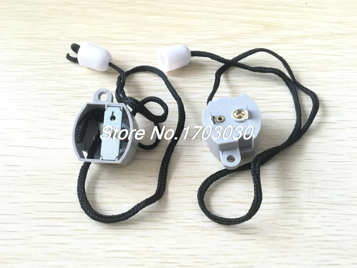 4 шт. AC 250V 1A Pull шнур пластиковый корпус переключатель прозрачный для потолочного