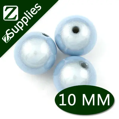 

10mm Ice Blue Round Miracle Beads,perle magique,Acrylic wholesale for 2013 hot Trend